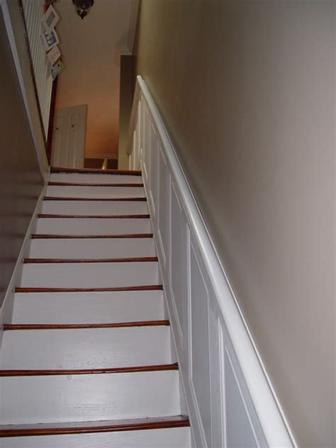 This handrail profile is made to order by the wood mill and. Hold On Tight! Staircase Wainscoting and Handrail Project ...