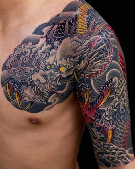 Aggregate Half Sleeve Tattoo Dragon In Cdgdbentre