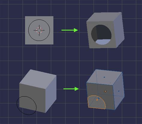Modeling How Would You Cut A Shape Out Of An Object Using Another