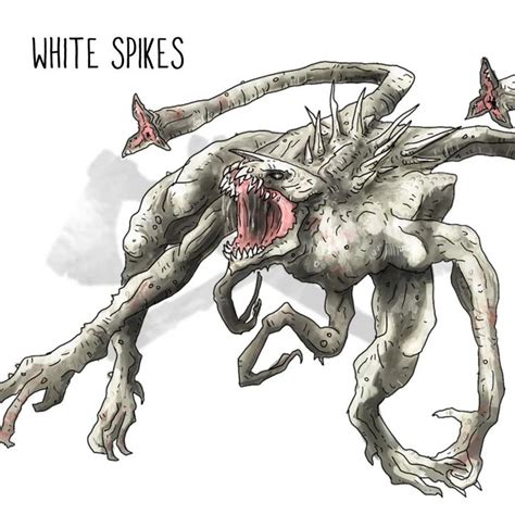 Movie Monster White Spikes From The Tomorrow War Oc Art Based On