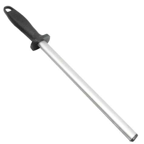 10 inch diamond knife sharpening steel honing rod oval stick kitchen sharpener 14 99 picclick