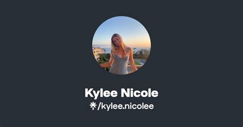 Kylee Nicole Instagram Tiktok Linktree