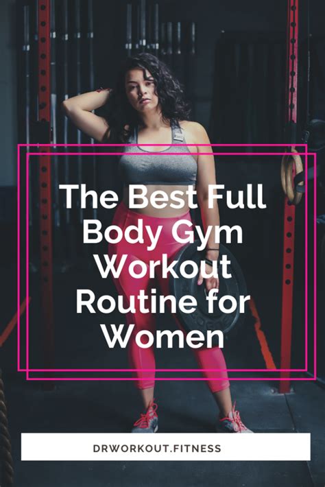 Womens Full Body Gym Workout Routine For Strength And Toning