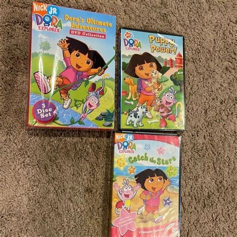 Nickelodeon Media Set Of Five Brand New Sealed Dora The Explorer Dvds Poshmark
