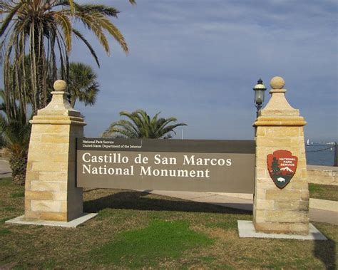 Castillo De San Marcos National Monument New Gateway Sign Flickr Photo Sharing