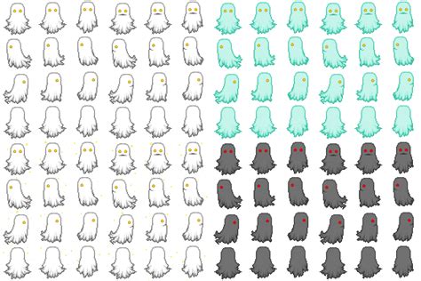 Ghosts Sprite Rpg Tileset Free Curated Assets For Your Rpg Maker Mv