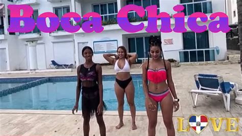 Las Chicas In Boca Chica Dominican Republic 🇩🇴 Youtube
