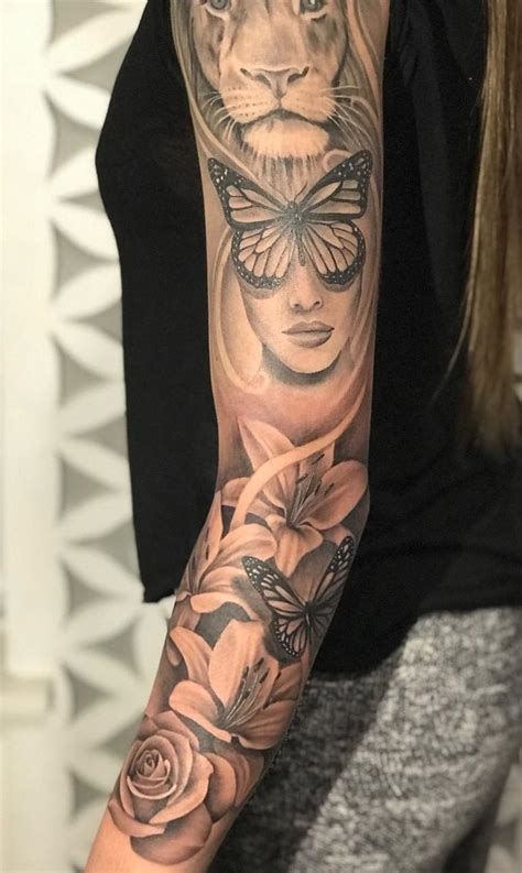 50 Tatuagens de braço fechado femininas para se inspirar TopTatuagens