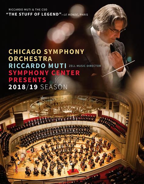 201819 Season Catalog By Chicago Symphony Orchestra Issuu