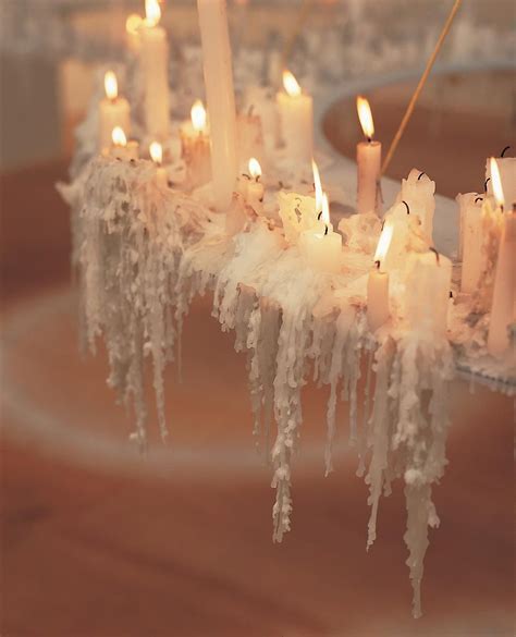 Dripping Candles Melting Candles Drip Candles Melted Candles Art Flowing Candles Candle Wax