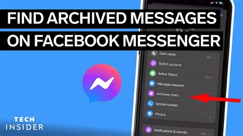 How To Find Archived Messages On Facebook Messenger Youtube