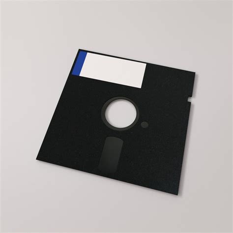 Floppy Disk 525 3d Model By Firdz3d