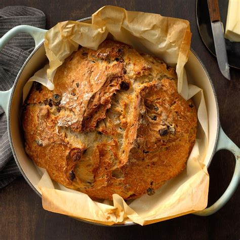 Dutch Oven Raisin Walnut Bread Recipe How To Make It