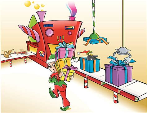 Elf Workshop Illustrations Royalty Free Vector Graphics And Clip Art