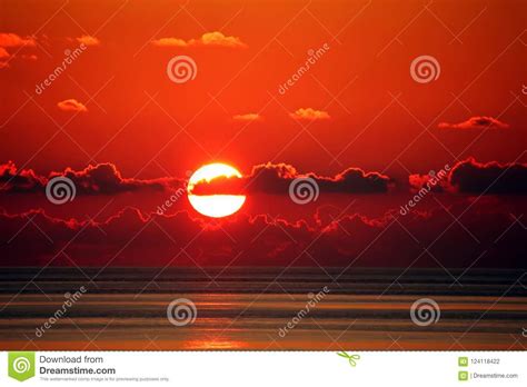 Sunset In The Pacific Ocean Different Types Of Sunset From The Side Of