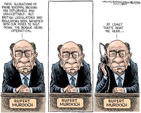 Rupert Murdoch 9 Eye Catching Hacking Scandal Cartoons The Washington Post