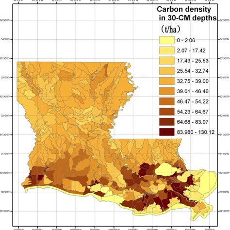 Land Cover Types In Louisiana At The Watershed Scale Download