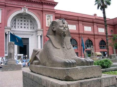 Klima in kairo im februar: Kairo Ägyptisches Museum - Museumsgelände:
