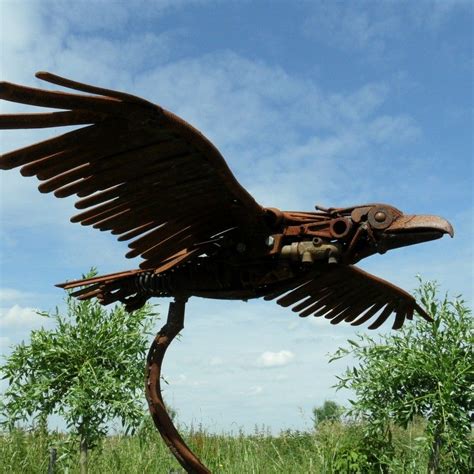 Eagle Made Of Scrap Metal Jeroen Jacobs Scrap Metal Art Metal Art