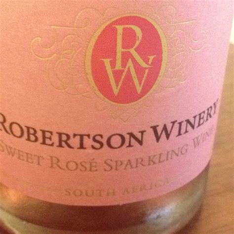 Robertson Winery Sweet Rosé Sparkling Vinica 無料のワインアプリ