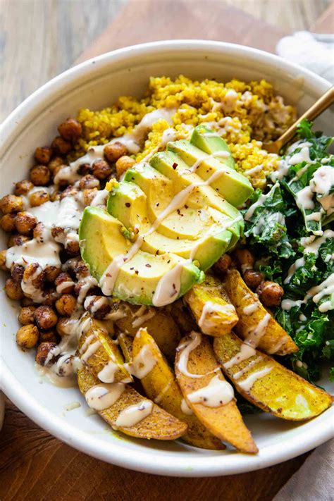 Vegan Turmeric Quinoa Power Bowls Jar Of Lemons