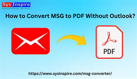 How To Convert MSG To PDF Without Outlook