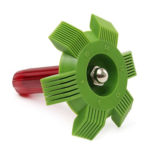 If you had a fan blowing through anyway, if it's bothering you, you can buy a radiator fin comb or fin straightener, which is basically a tough plastic comb that you can use to straighten. Air Conditioner Fin Repair Comb | MOZNEX is of high quality