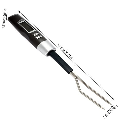 Review Meat Thermometer Fork Portable Food Temperature Measuring Fork