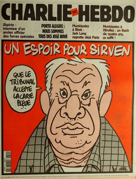Charlie Hebdo 451 7 Février 2001 Couverture Charb