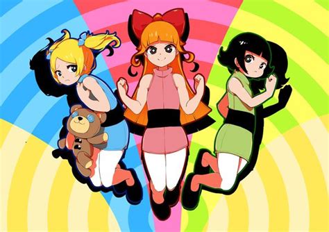 once again the day is saved thanks to the powerpuff girls powerpuff girls anime cartoon