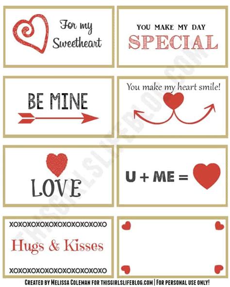 Valentines Day Mailboxes Free Printable Love Notes