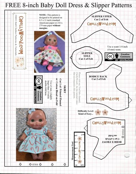 Free Printable Doll Patterns Customize And Print