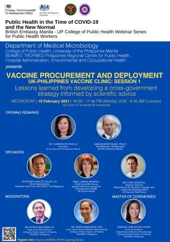 Russian vaccine, sputnik v will also be administered soon. Vaccine Webinar Poster | College of Public Health