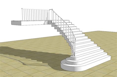 A online respiratory for free sketchup components where sketchup users can download google sketchup components through a huge components library. Sketchup for Interior Design: Stairs in SketchUp