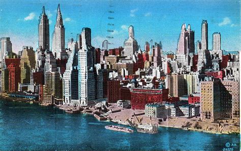 The Glorious East Side Midtown Skyline In 1935 Ephemeral