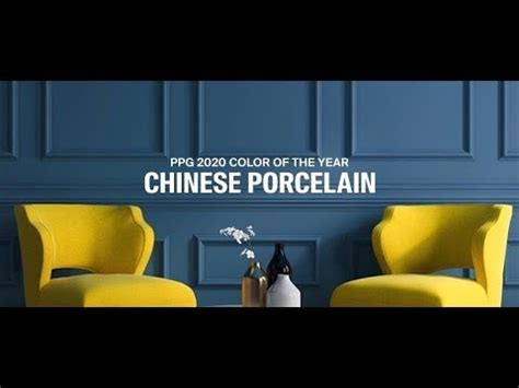 Maybe you would like to learn more about one of these? 2020 PPG Color of the Year - Chinese Porcelain - YouTube
