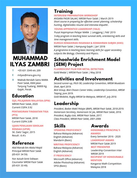 Download contoh resume kerja terbaik dan dapatkan template resume kerja bahasa melayu malaysia dan tips temuduga kerja. PENULISAN RESUME ~ Career Exploration Centre @ UPBKMRSMPS
