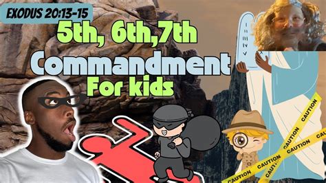 The 5th 6th And 7th Commandment Dont Steal Murder Or Commit