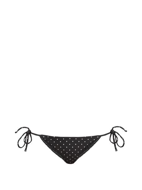 Matteau The String Bikini Briefs In Black Multi Wheretoget