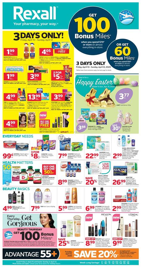Rexall On Flyer April 10 To 16