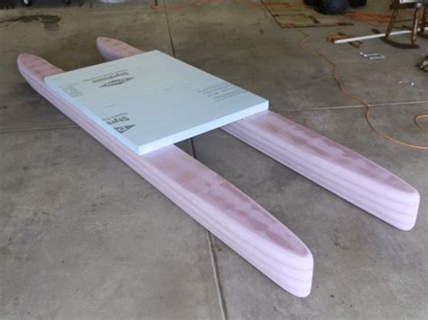 Flip the stand upright and on one side mount two casters so they ride in the recess around the drumhead. Fly-Carpin: DIY Standamaran Stand Up Paddleboard Plans