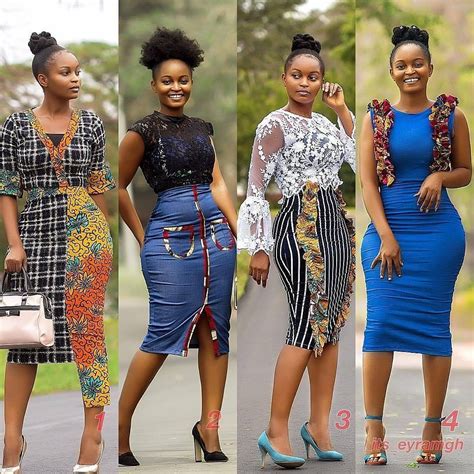 African Skirts African Print Dresses African Wear African Attire