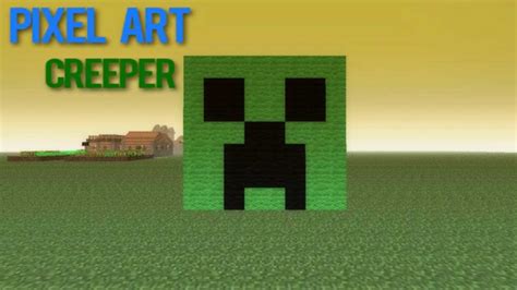 Minecraft Pixel Art 02 Creeper Youtube