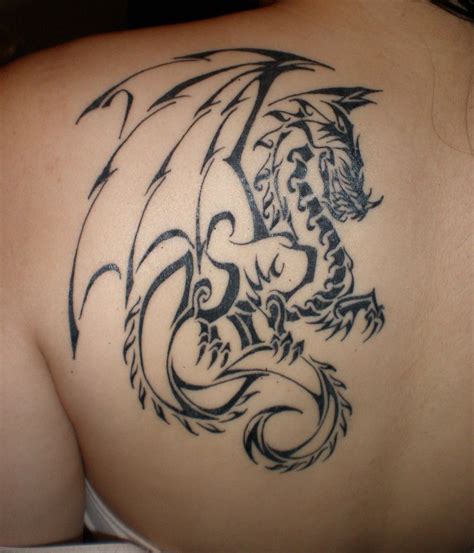 Dragon Drachen Tribal Tattoos Drachen Tattoo Designs Und Drachen Tattoo