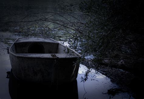 Wallpaper Sunlight Black Boat Dark Night Water Nature