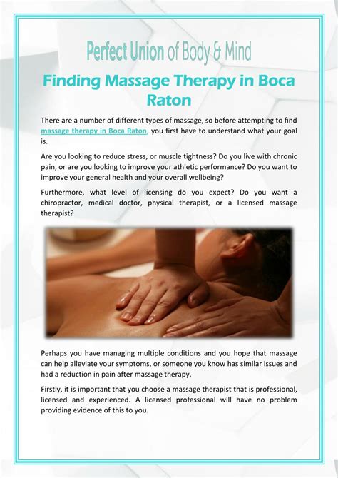 Ppt Finding Massage Therapy In Boca Raton Powerpoint Presentation Free Download Id7485075