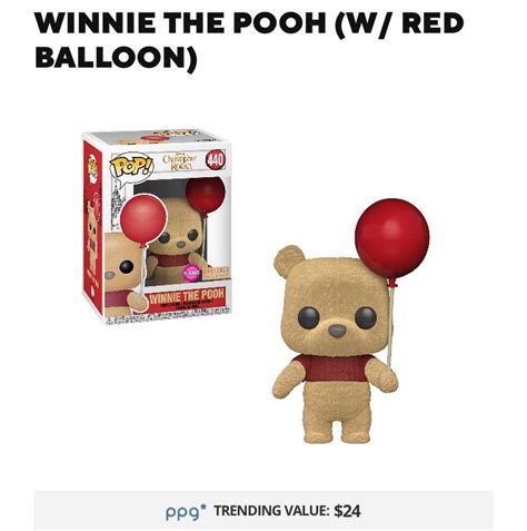 Winnie The Pooh With Red Ballon Christopher Robin Funko Pop