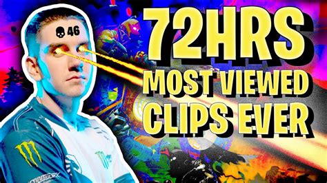 72hrs Fortnite Most Viewed Clips Ever Youtube