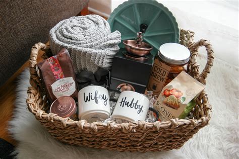 Couples can also find gifts to exchange with one another, gift ideas for parents, and even guests. A Cozy Morning Gift Basket- A Perfect Gift For Newlyweds ...