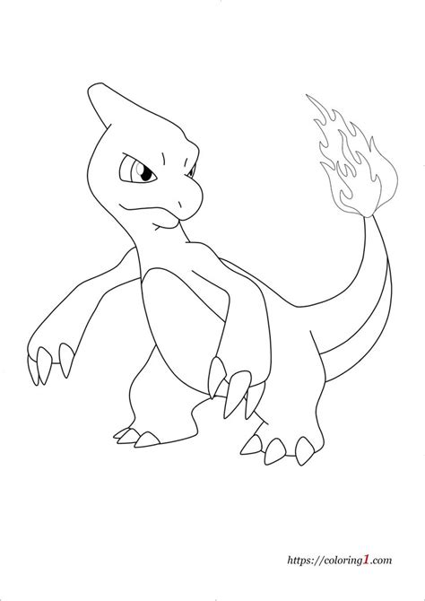 Pokemon Charmeleon Coloring Pages 2 Free Coloring Sheets 2021